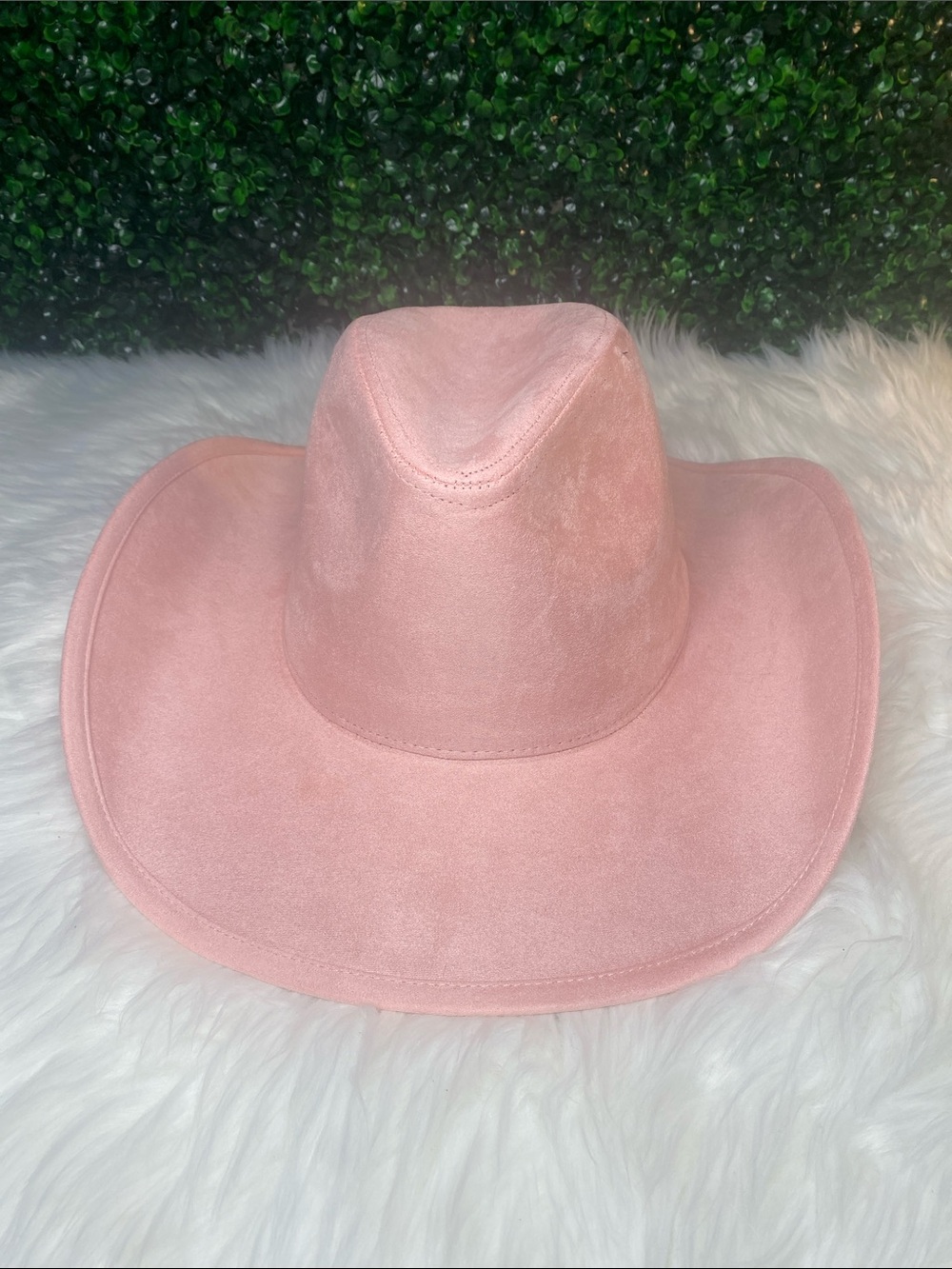 Classic Pink Wide-Brim Women’s Hat
